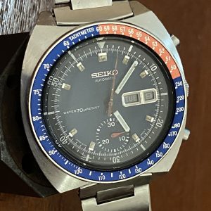 Seiko 6139-6009 Pogue Pepsi Bezel Automatic Chronograph