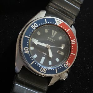 Ladies Seiko 4205-0145 Pepsi Automatic Diver 33mm