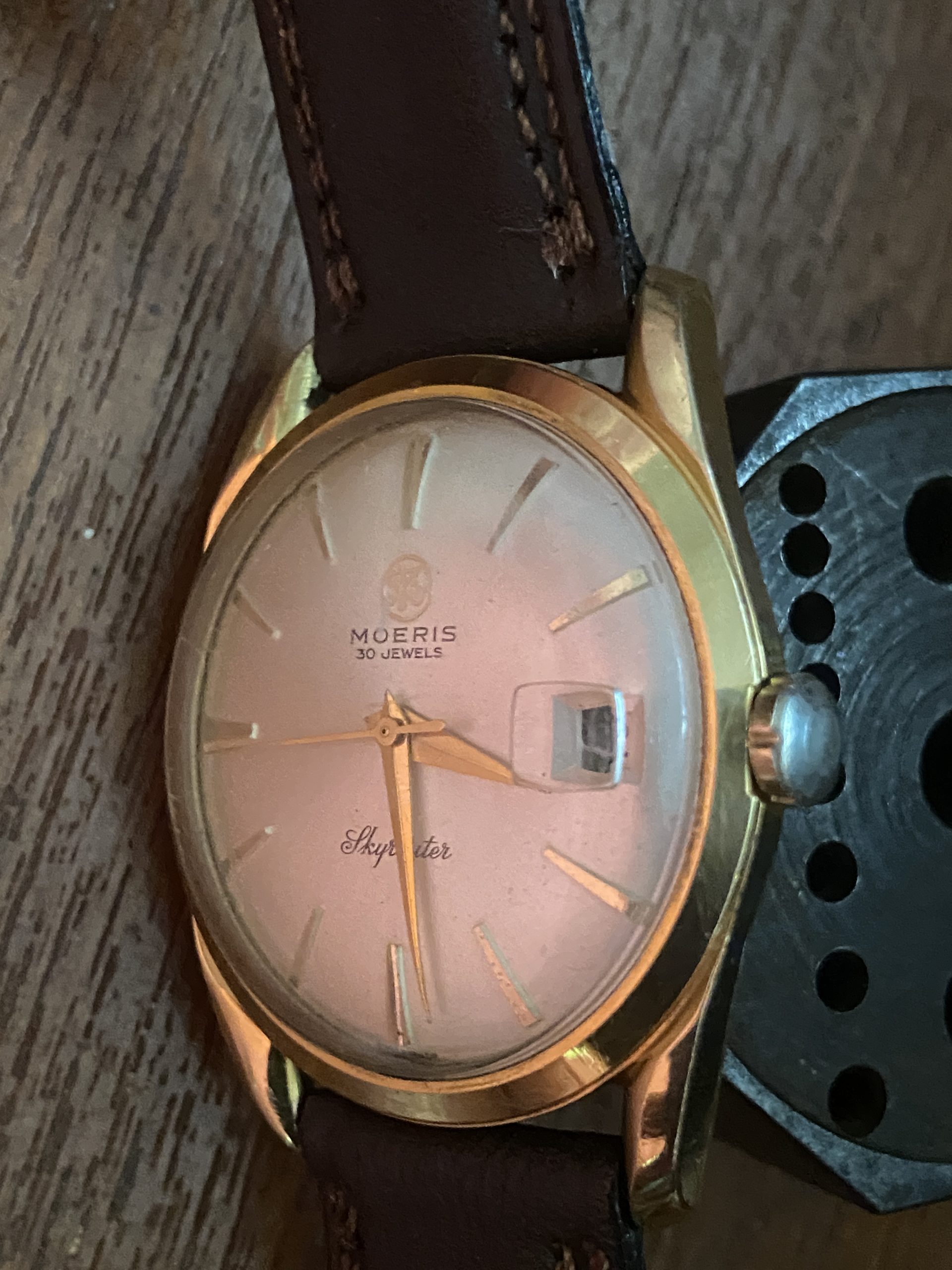 Moeris Skyrouter Grands Prix 30 Jewel swiss Automatic Rare Watch - Image 4