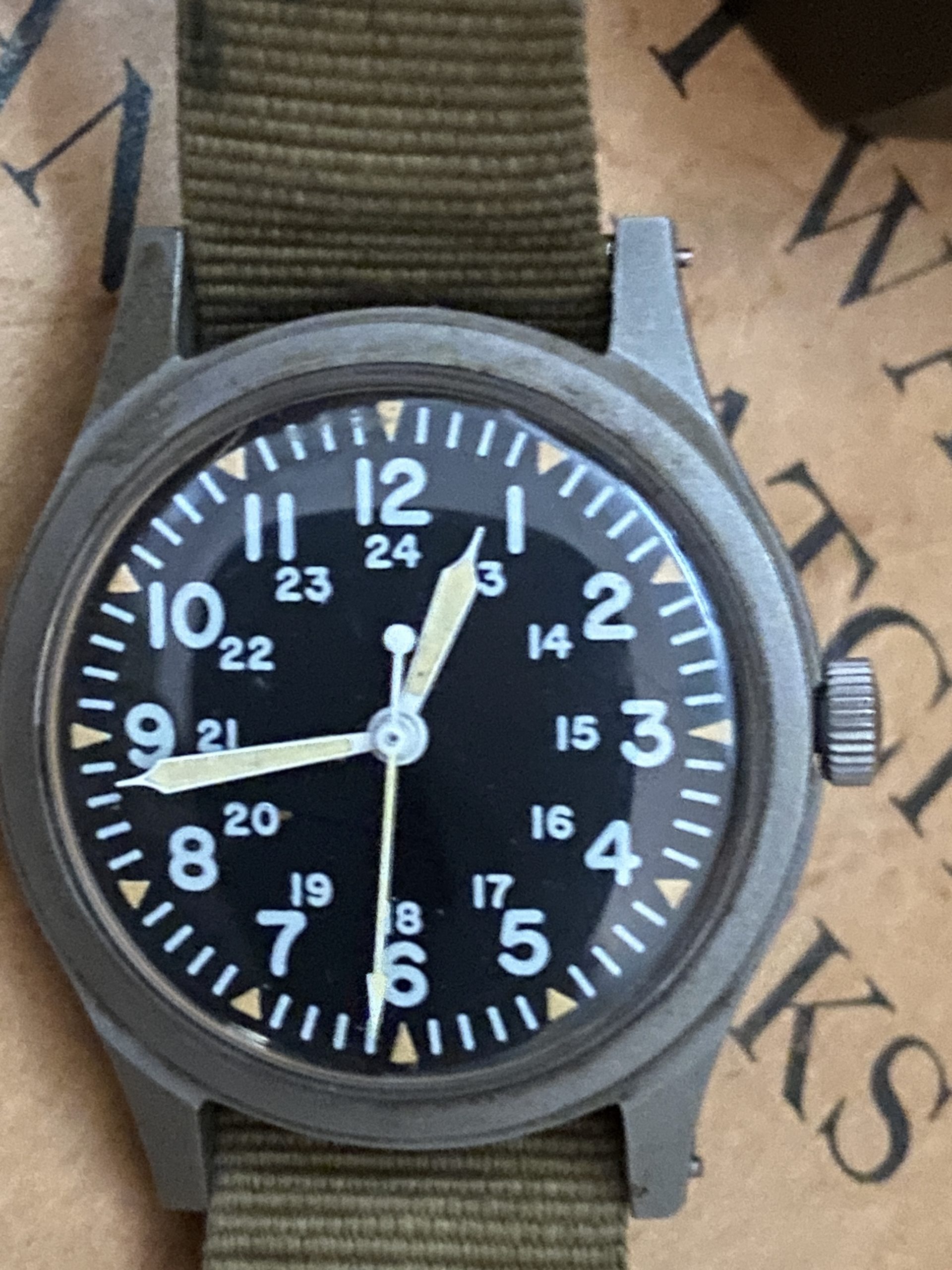 Benrus GG-W-113 Military Issue Watch Hacking
