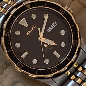 Seiko SQ Sports 150 Diver 5H23-7019 Quartz Watch 36mm