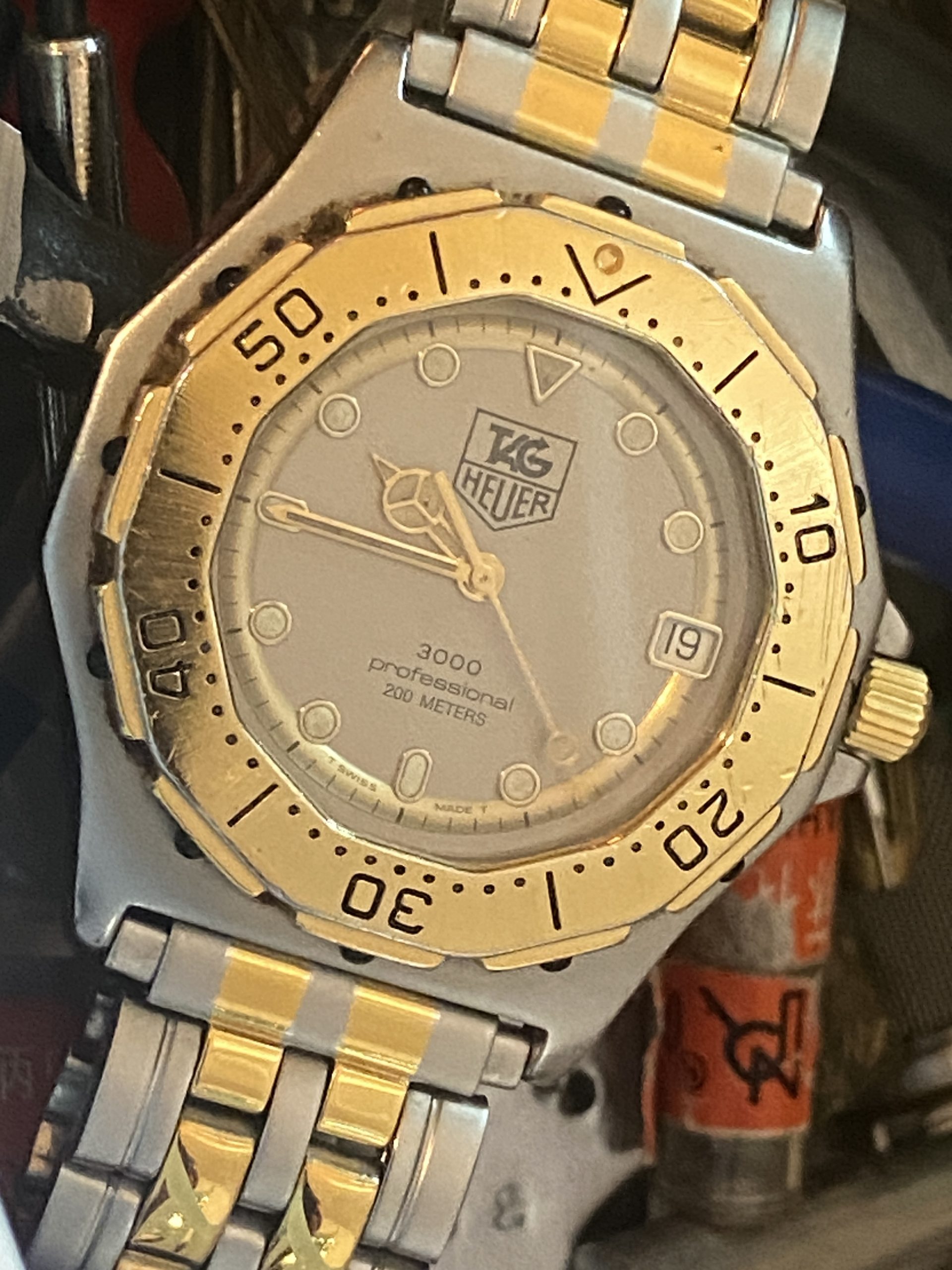 TAG HEUER 3000 Professional 934.206 200m Quartz 38mm