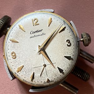 Vintage Movado Bumper Automatic 17J movement / Cartier Dial Hands Works