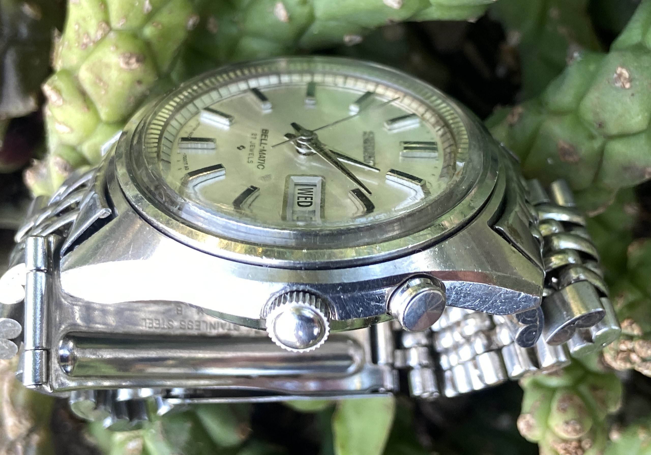 SEIKO Bell-Matic 4006-7000 38mm White Dial Automatic 27J - Image 5