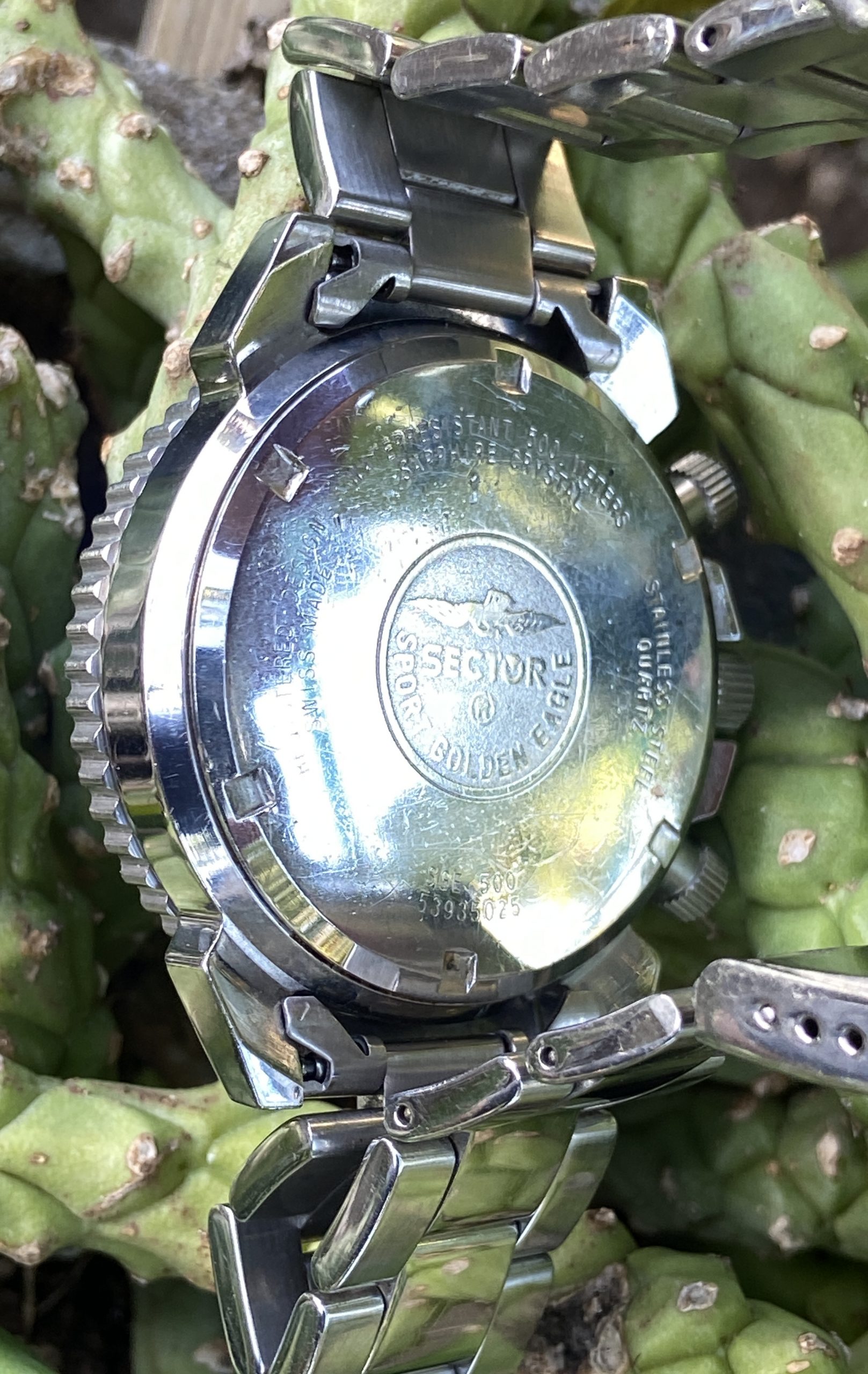 Sector SGE 500 Chronograph Diver 500m Swiss Quartz Watch 40mm - Image 3