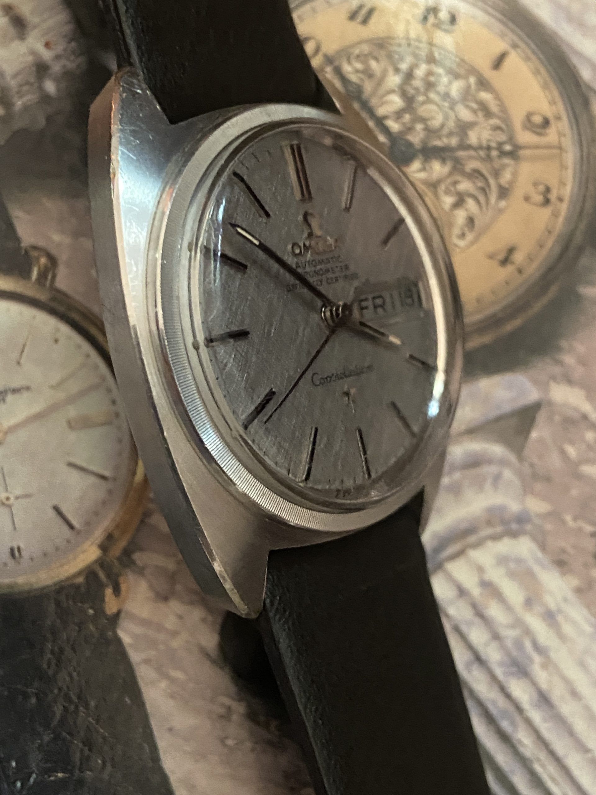 Omega Constellation Automatic Linen Dial Cal 751 Dial Ref 168.019 34mm - Image 5