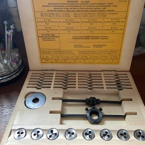 Bergeon 30322 Swiss Tap & Die set for Watchmaking / Horology Tool NOS