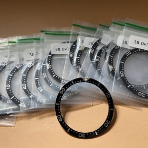 Bezel Insert for Seiko 6309 7040 or 7049, - 6306 7001 Black