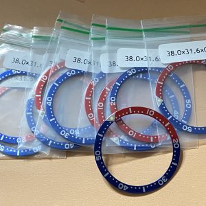 Bezel Insert for Seiko 6309 7040 or 7049, - 6306 7001 Pepsi