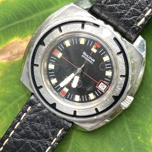 Bulova Snorkel 666 Ref: 774 Devil Diver Vintage Automatic 44mm Rare