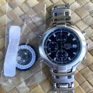Seiko 100m Chronograph Alarm Quartz Watch Ref 7T32-7G90 Repair
