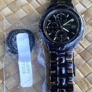 Seiko Chronograph 100M 7T32-6M69 Mens Quartz Watch - Parts/Repair