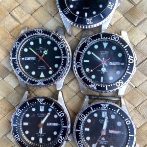 Citizen Pro Master Diver Watch lot Repairs Project