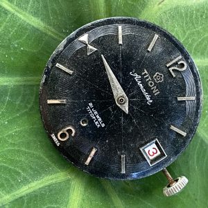 Vintage TITONI Airmaster 21 Jewels Swiss Movement w/ Dial Parts