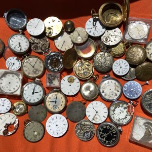 Bargain Lot of Misc.Pocket Watches AS IS REPAIR or PARTS.