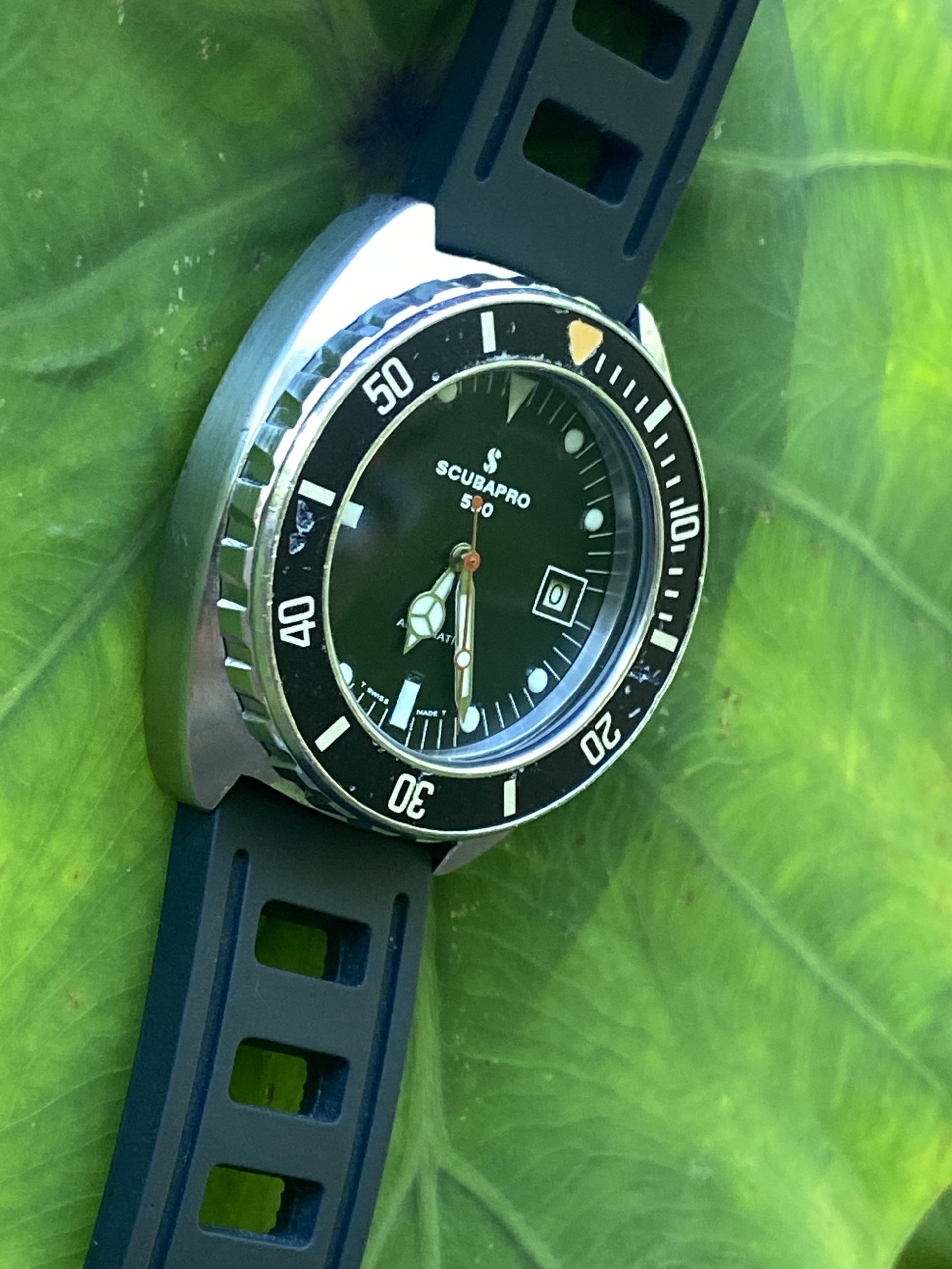 Vintage Scubapro 500 Swiss Automatic Divers Watch, 40mm Serviced - Image 4
