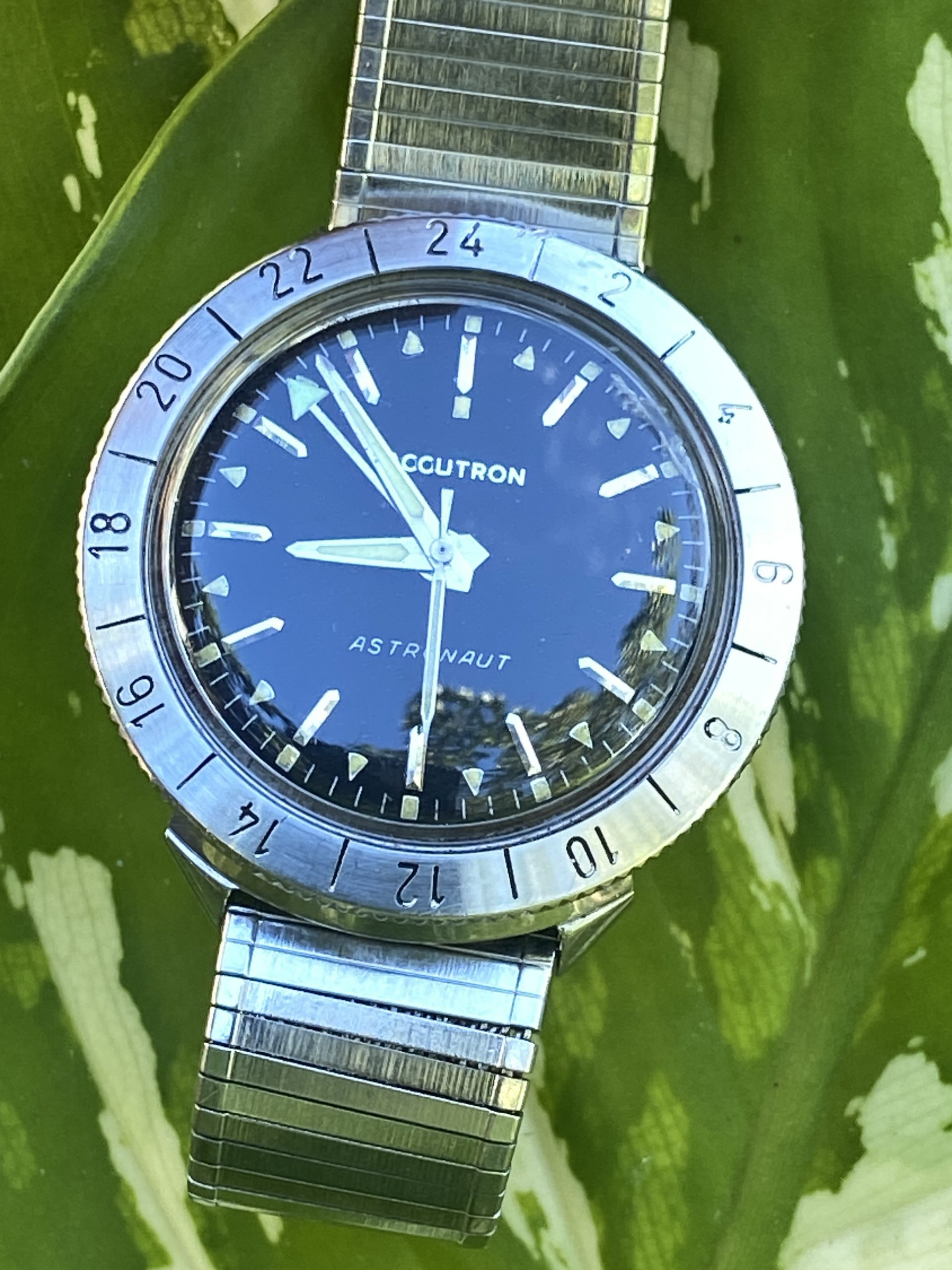Vintage Bulova Accutron Astronaut GMT