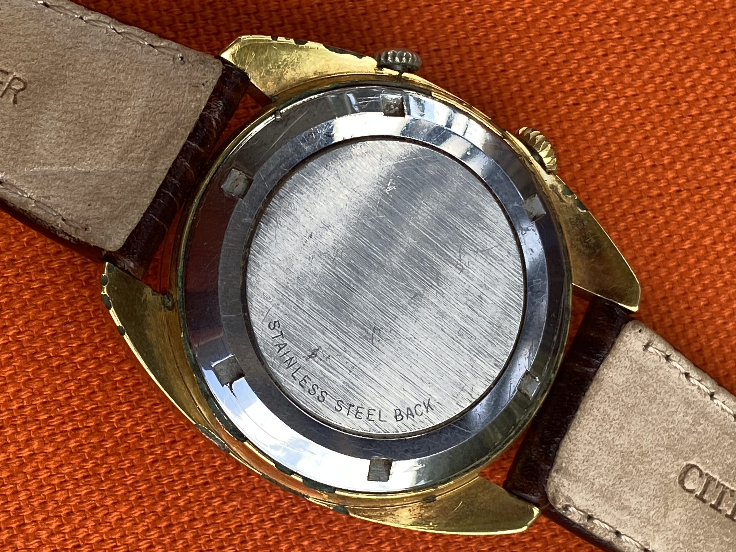 Vintage Girard-Perregaux Swiss Mechanical Alarm Watch Manual Wind 35mm - Image 3