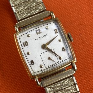 Vintage Men’s Hamilton Cal 747 Watch 14K GF Mechanical Wind  26mm