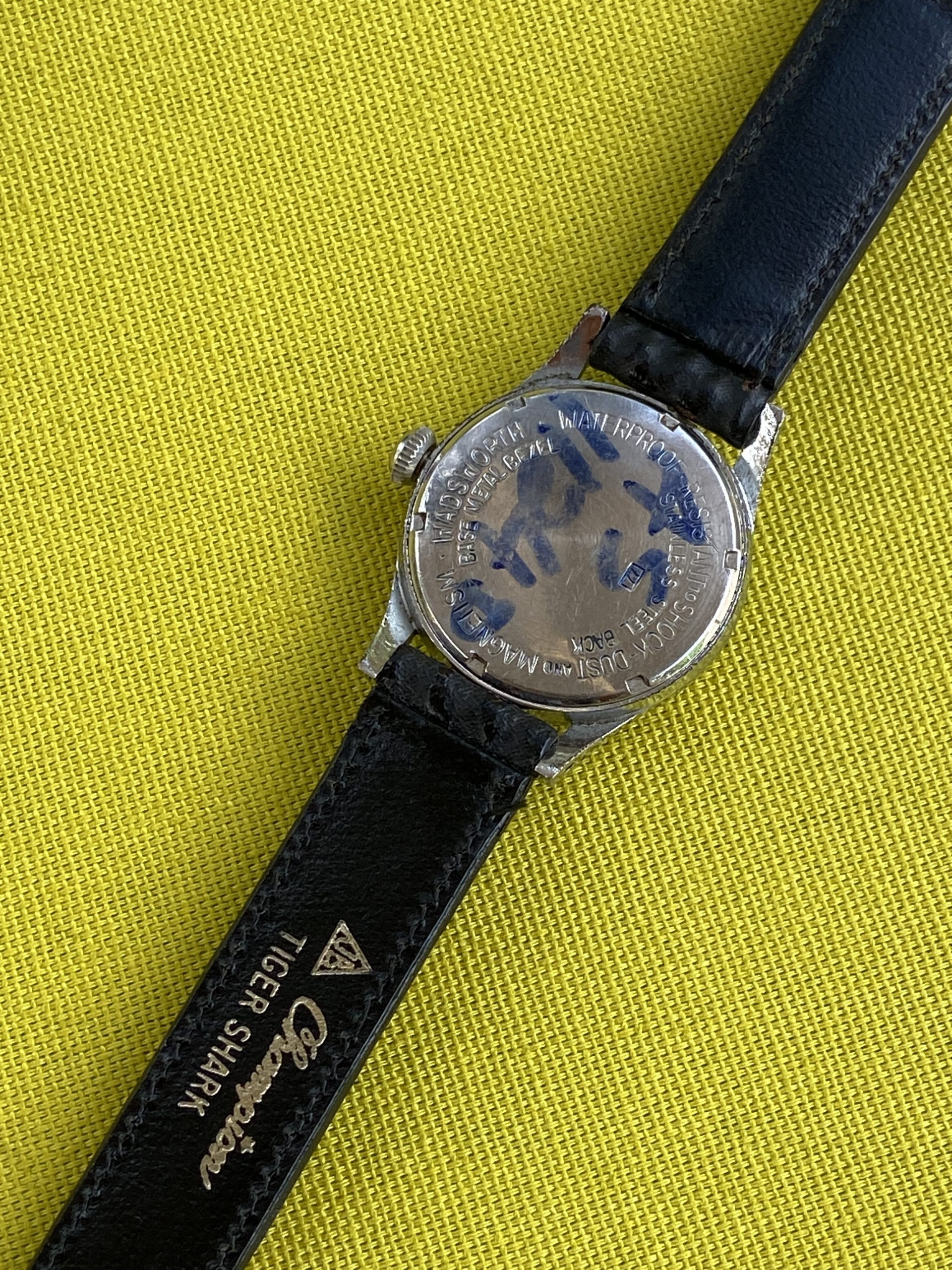 Vintage Wadsworth Avia Swiss Military Style Watch 31mm Nice Patina - Image 2