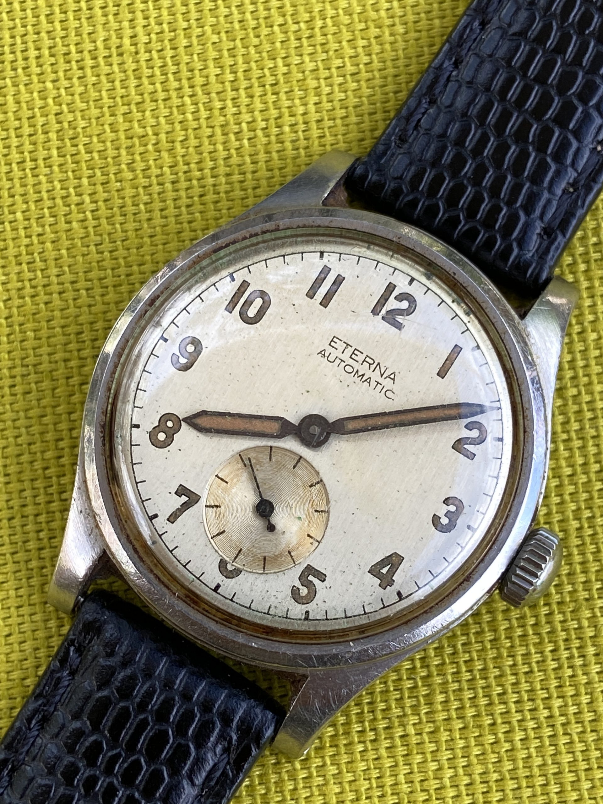Vintage ETERNA Swiss Automatic Bumper Watch 1940's-50’s 31mm