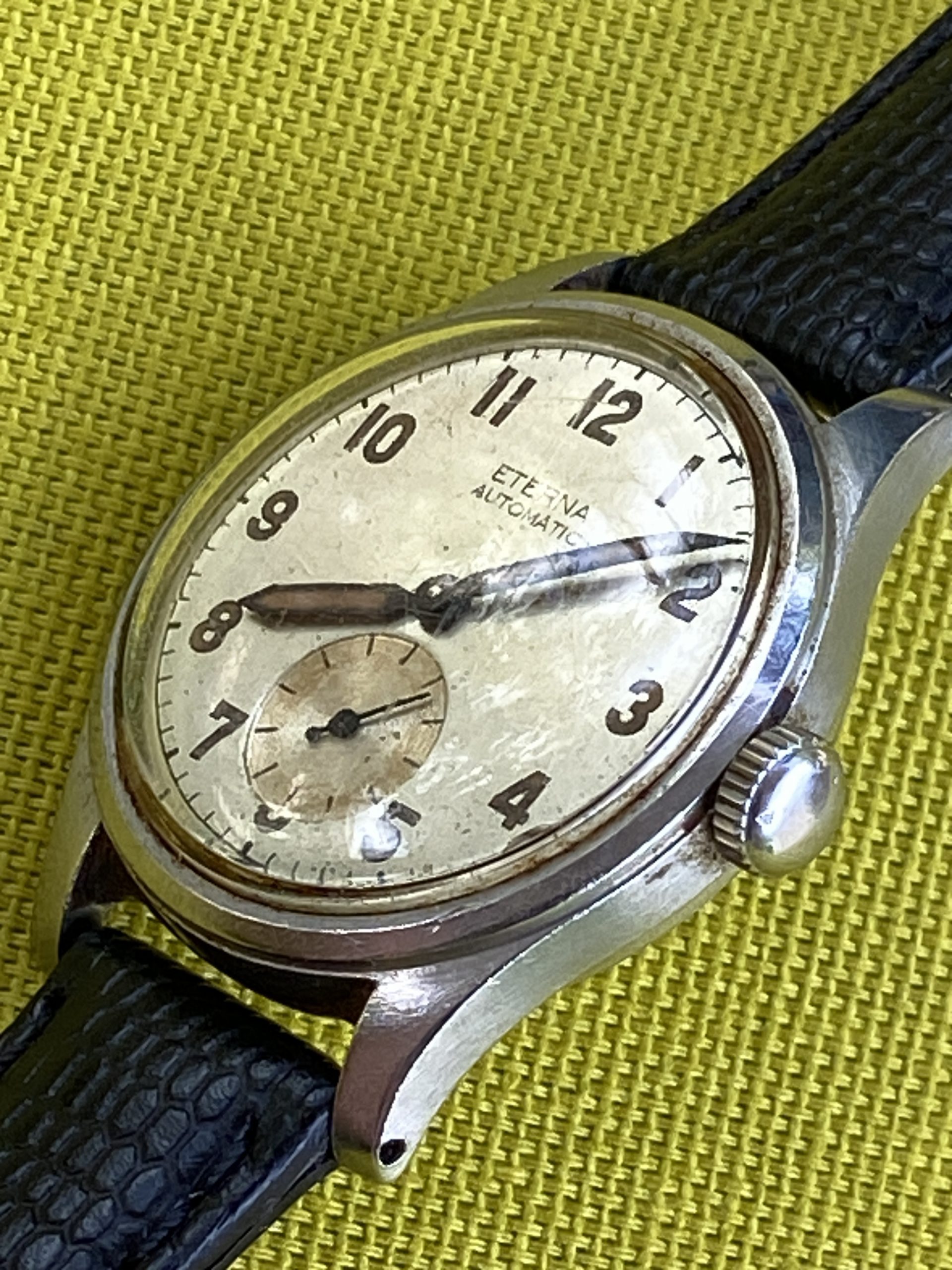 Vintage ETERNA Swiss Automatic Bumper Watch 1940's-50’s 31mm - Image 3