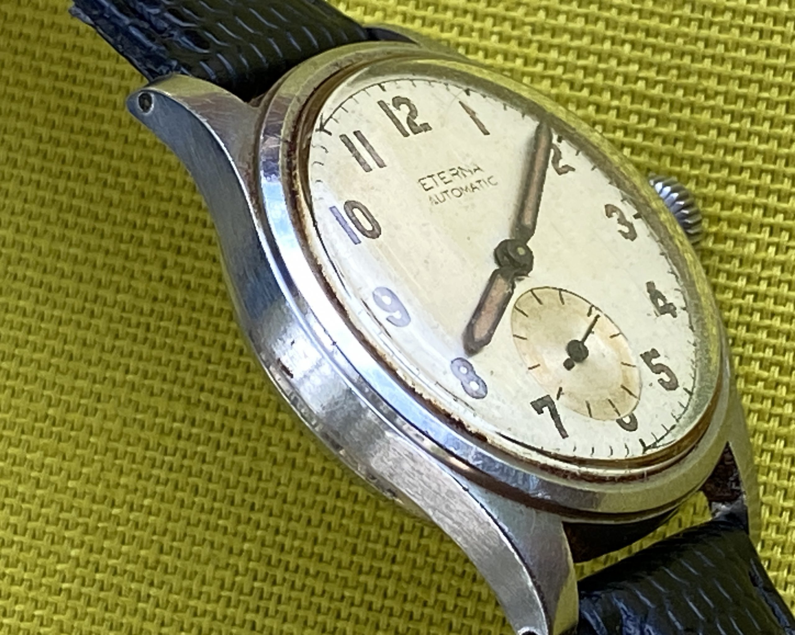 Vintage ETERNA Swiss Automatic Bumper Watch 1940's-50’s 31mm - Image 4