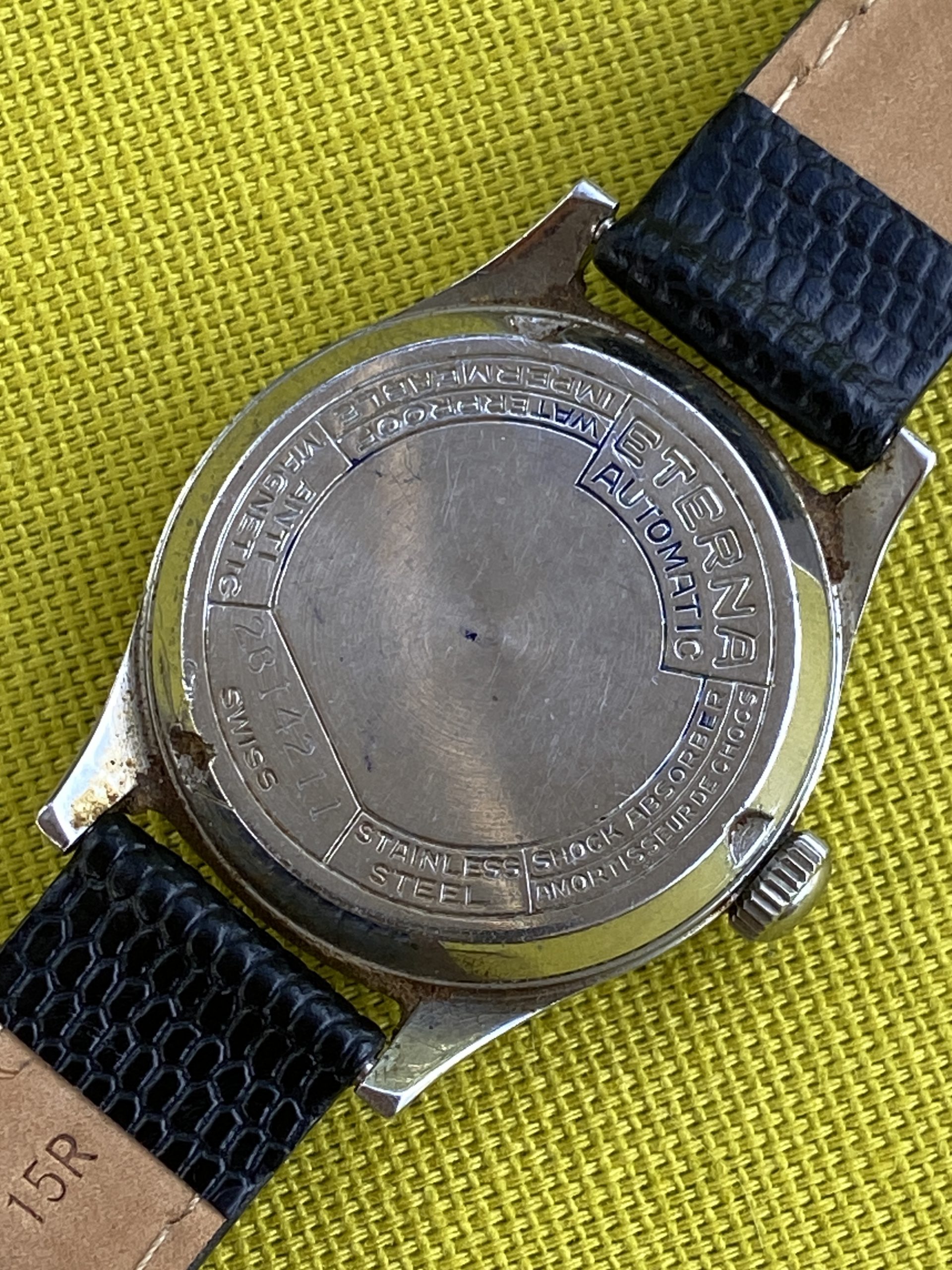 Vintage ETERNA Swiss Automatic Bumper Watch 1940's-50’s 31mm - Image 5