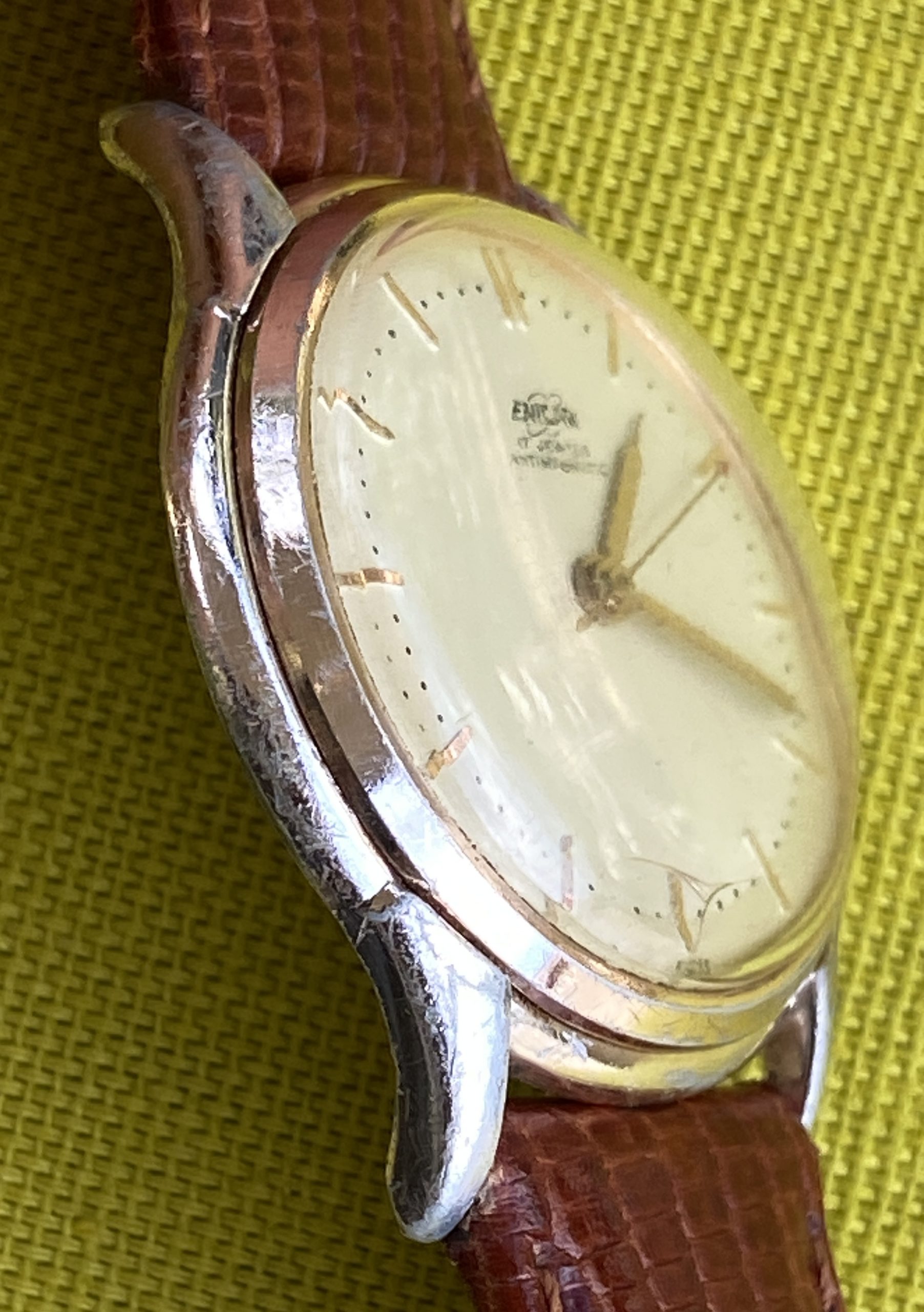 Vintage Enicar Ultrasonic Swiss 17 Jewels Manual Wind 34mm - Image 4