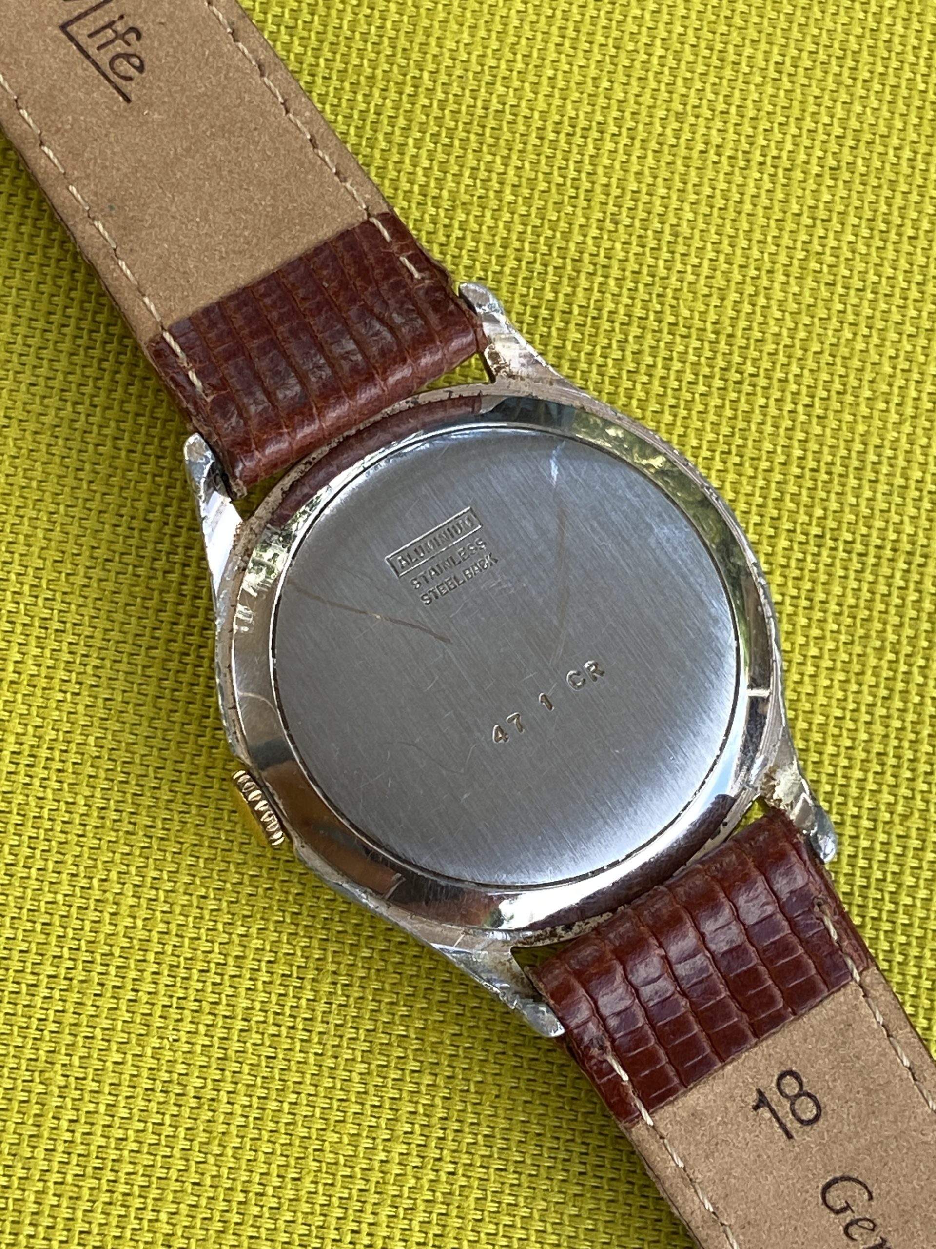 Vintage Enicar Ultrasonic Swiss 17 Jewels Manual Wind 34mm - Image 5