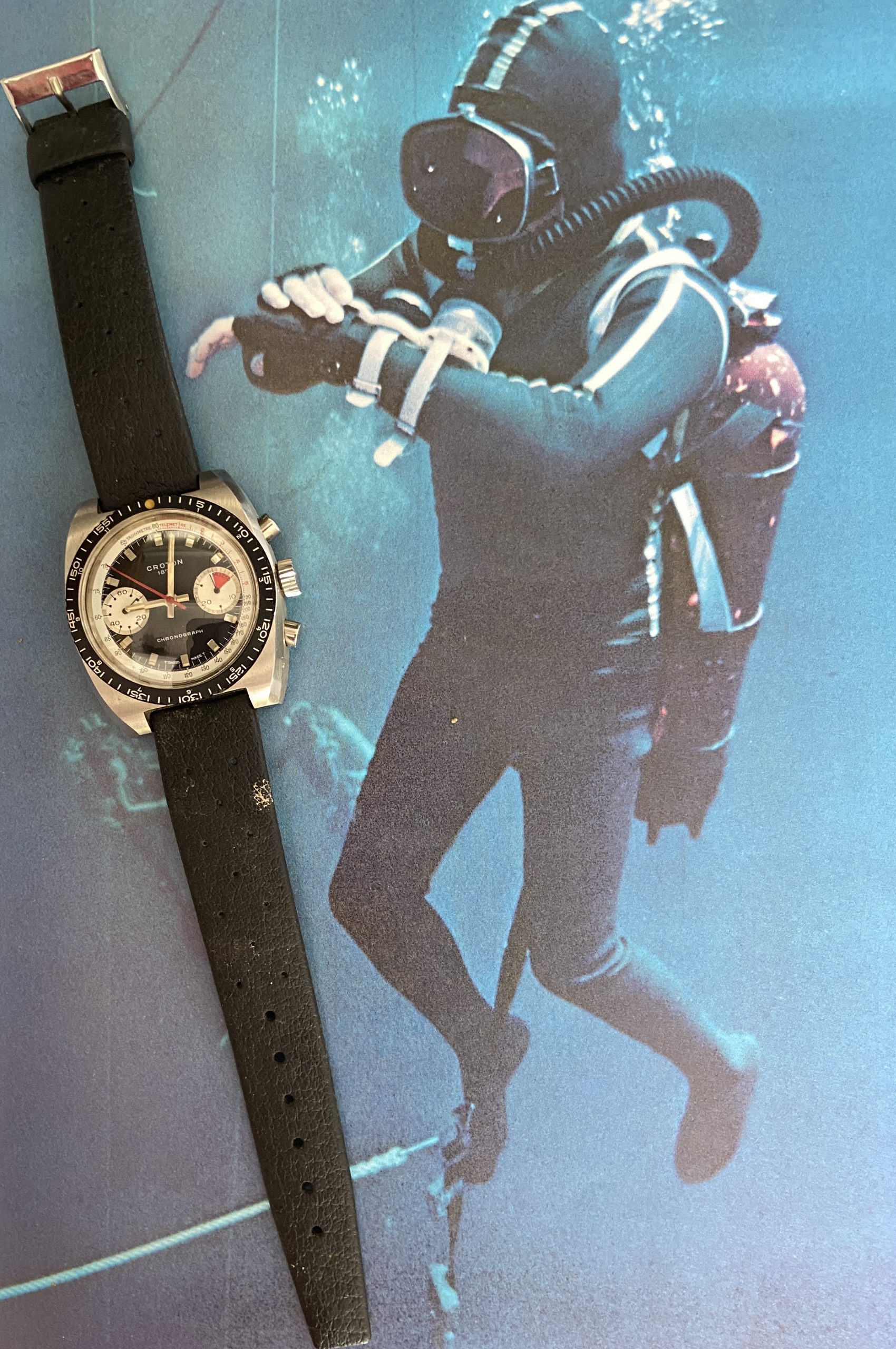 Vintage Croton 1878 Aviator Sea Diver 106-A Paul Newman