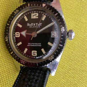 Vintage Ruff and Tuff 25 Jewel 6 ATM Diving Watch Self Winding