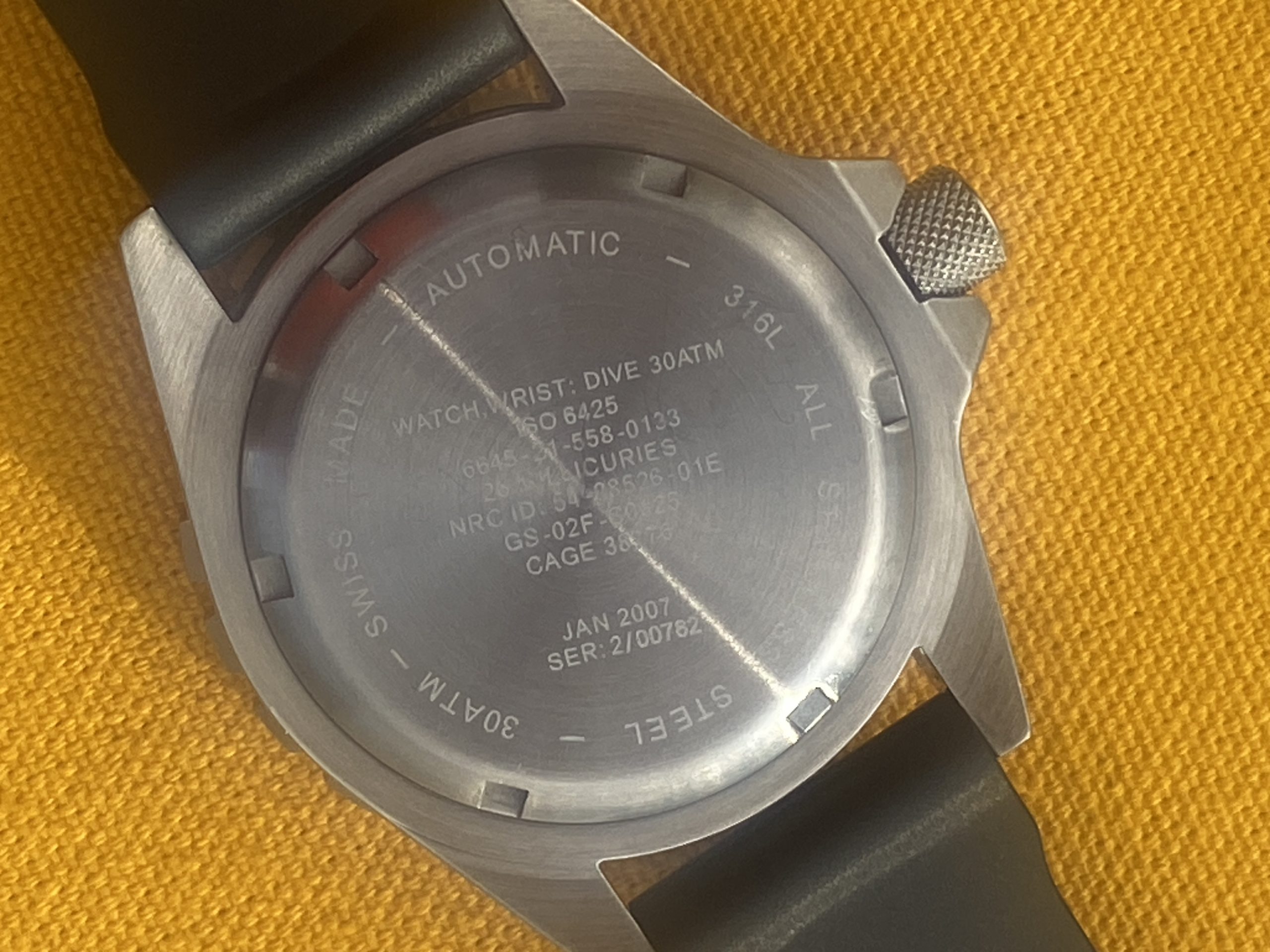 Marathon GSAR 41mm Swiss Automatic Watch W/ ETA 2824-2 Circa Jan 07 - Image 4