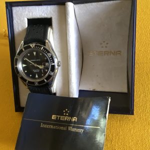 Eterna KonTiki 200m Swiss Automatic Dive Watch 633.1570.41 Overhauled
